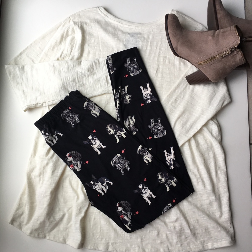 🆕Puppy leggings OS ONLY 1 left - Picture 2 of 3